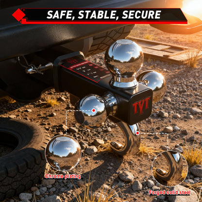 TYT Tri-Ball Mount with Tow Hook