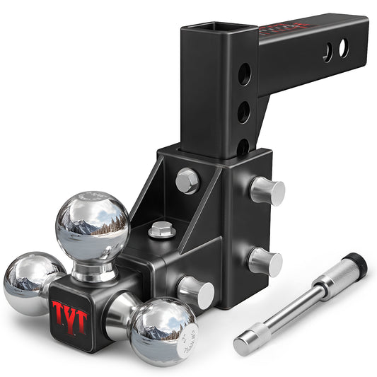 TYT Adjustable Trailer Hitch 3-in-1 Tri-Ball Mount - TYT4WD